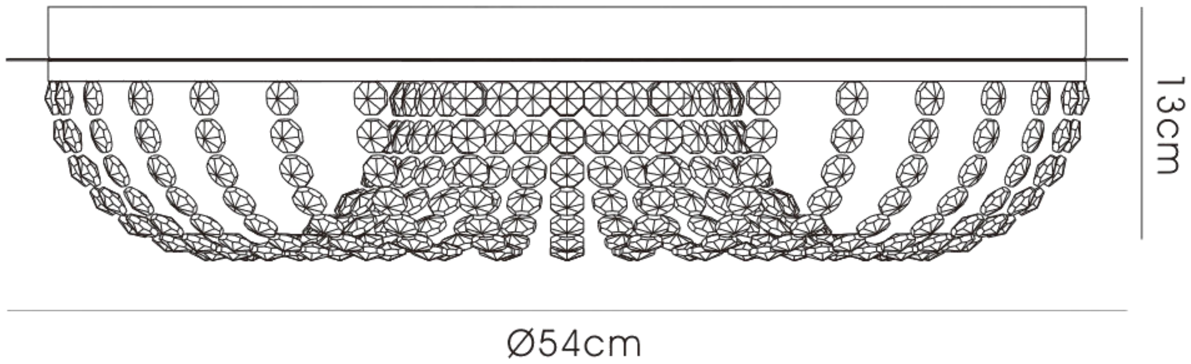 Cosmos Crystal Ceiling Lights Diyas Flush Crystal Fittings
